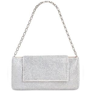 INC Silver Bling Shoulder Bag